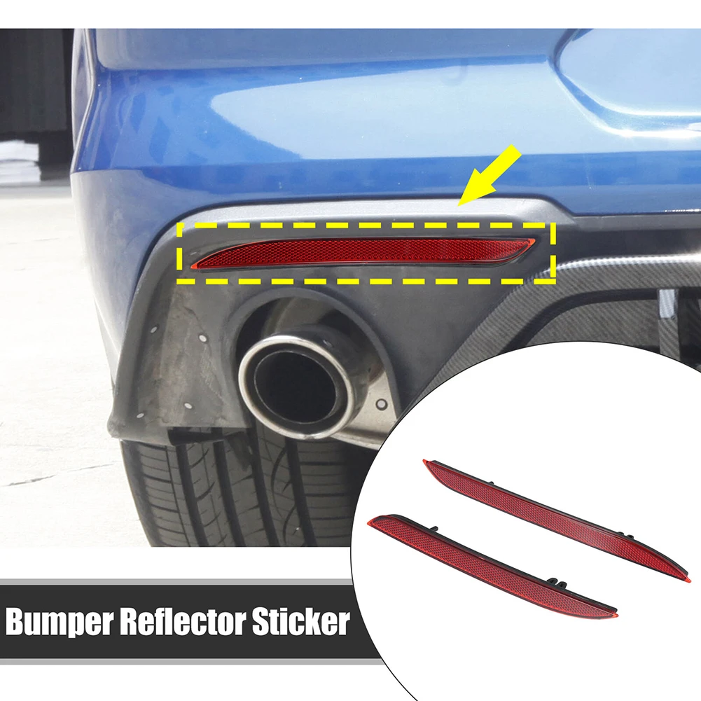 

Car Lamps Light Rear Reflector Light Accessories For Ford Mustang 2018-2022 Rear Bumper Reflector Lens