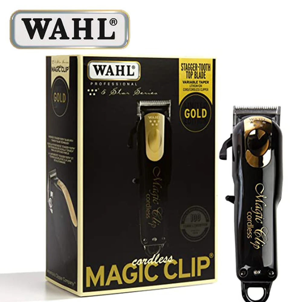 Wahl 8148 5-Star Limited Edition Black & Gold Cordless Magic