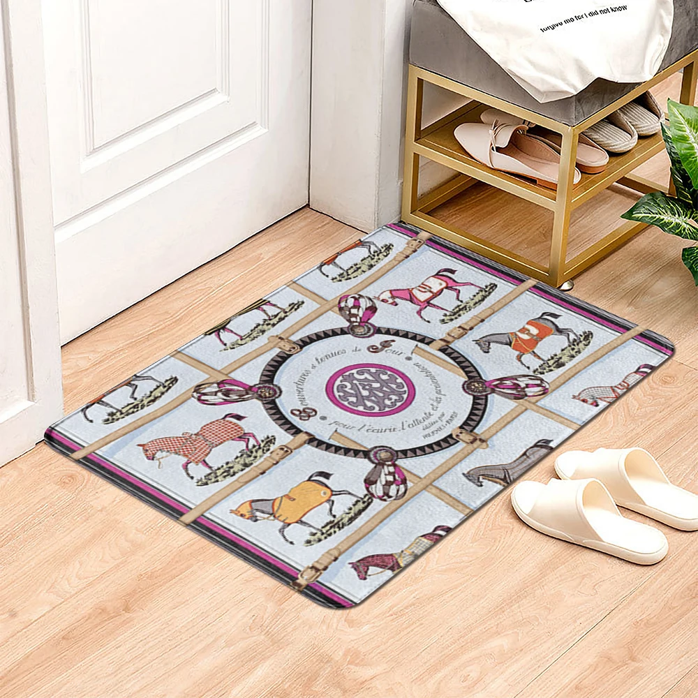 

Коврик для ванной комнаты, маленький коврик для душа, декоративный Впитывающий Коврик для ног, коврик для входной двери, кухонный коврик, ко...