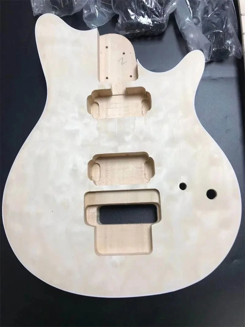 MM1-F 2 двухкатушечные пикапы незаконченная электрогитара сделай сам 22 лада #13