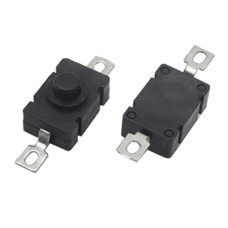 【20-5 шт.】kam-28 Переключатель фонарика 1 5 А/250 В 18x12 мм Самоблокирующийся SMD Тип 2Pin-ON-OFF