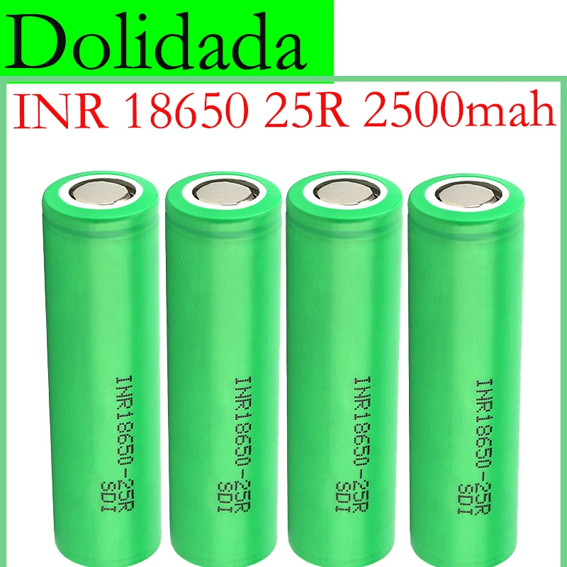 

100% оригинал для 3,7 в 18650 2500 мА/ч INR18650 25R 2500 мА/ч 20A батарея обрыв литиевые батареи отвертка фонарик