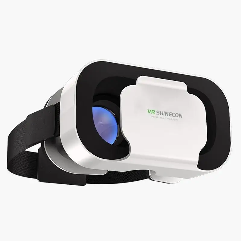 

3D очки виртуальной реальности SHINECON G05A, гарнитура с креплением на голову, регулируемые очки виртуальной реальности для смартфонов Android 4,7-6 дюймов