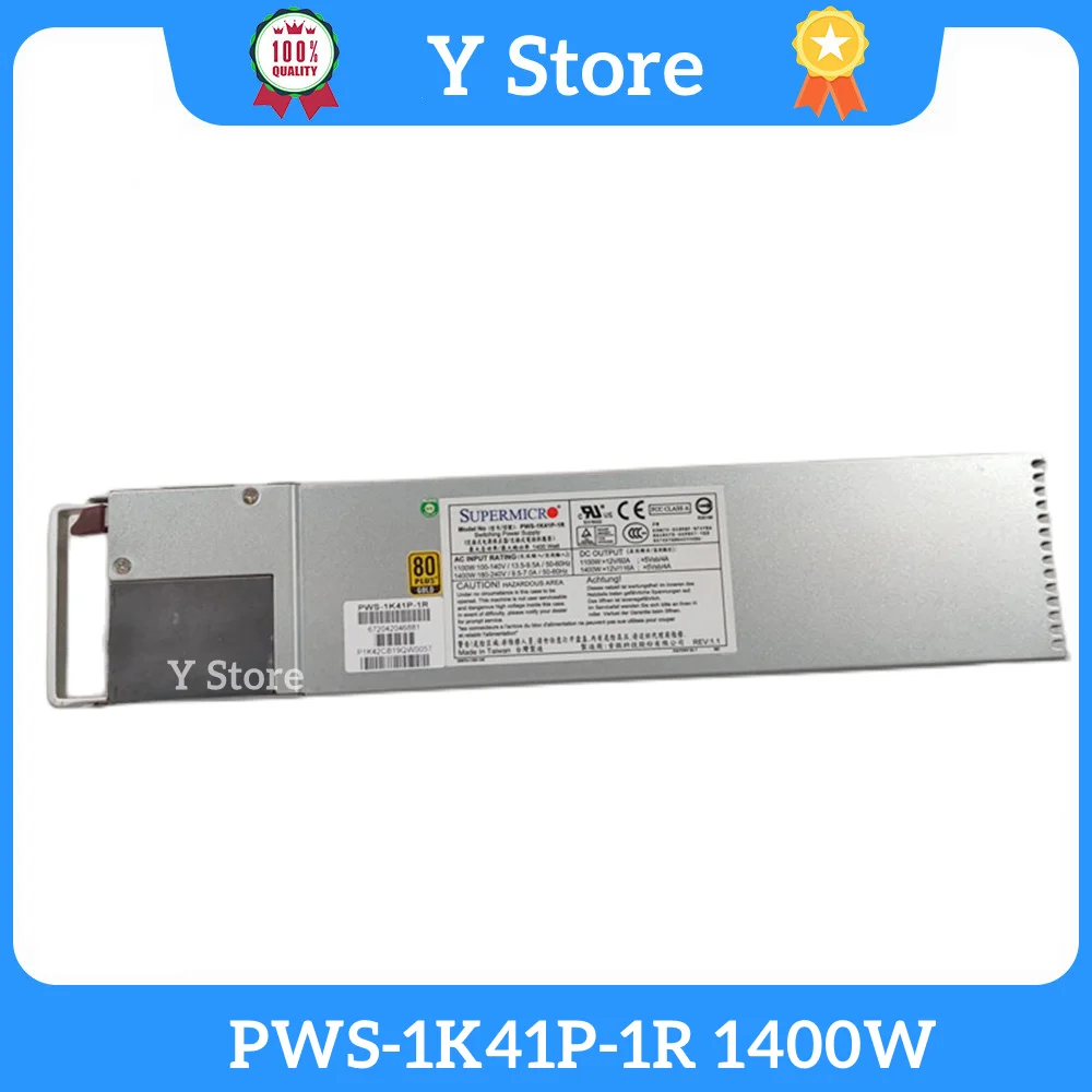 Y Store PWS-1K41P-1R 1400 Вт Высокоэффективный блок питания с горячей заменой для T740 55E серверного блока питания, быстрая доставка