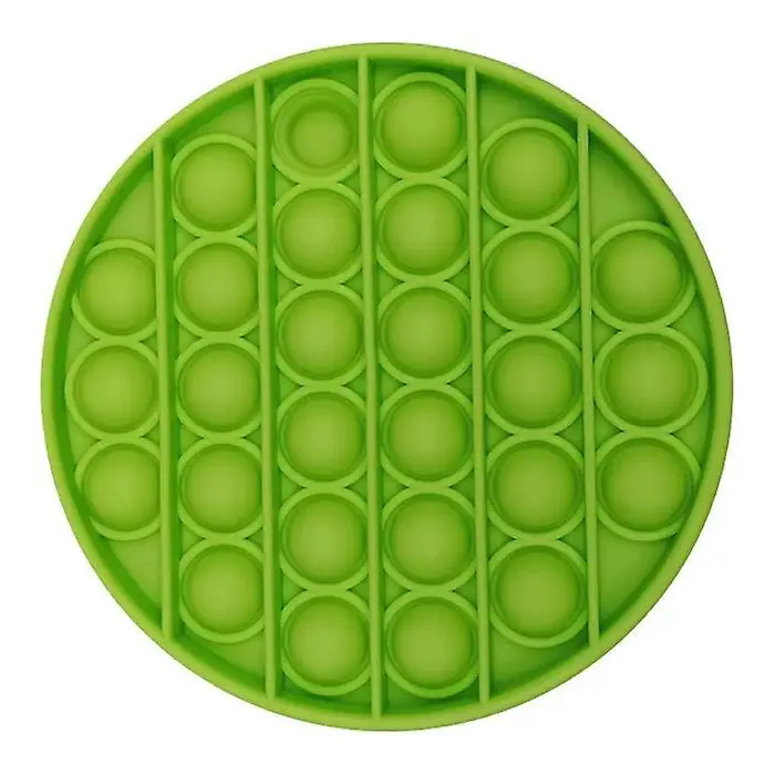 

Round Single Color Pop Push Push Anti Stress Bubbles Bubble Fidget