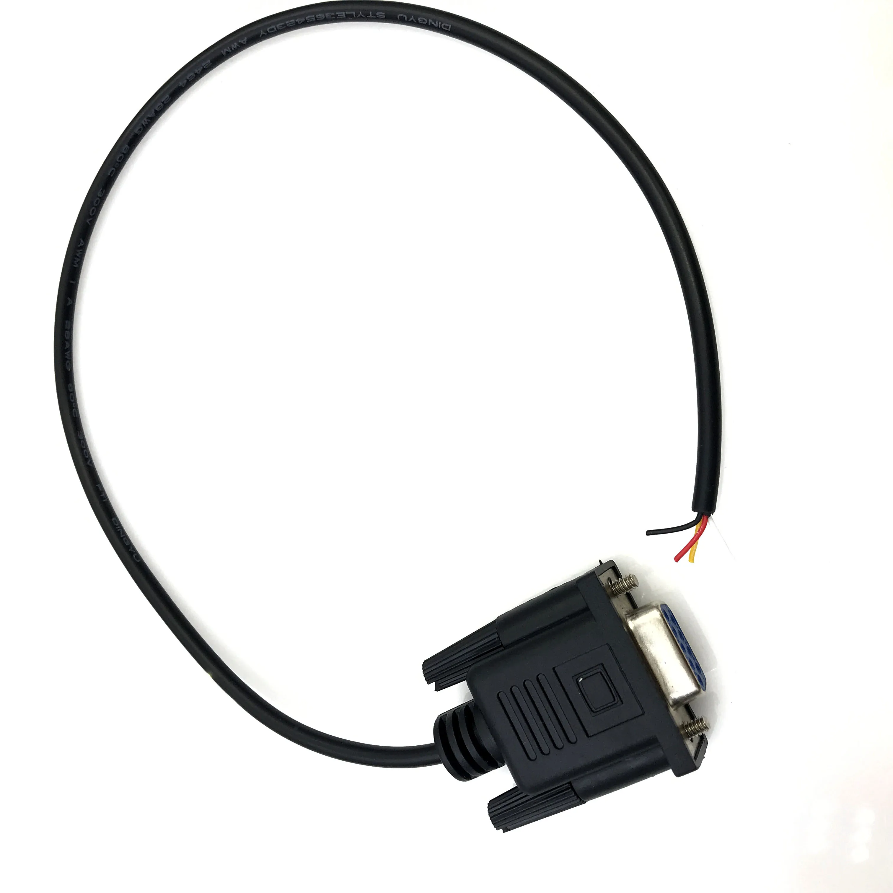 Кабель последовательного порта DB9 один штекер и гнездо соединительный кабель RS232