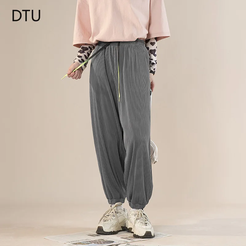 

2022 Spring Summer New Wide-leg Long Pants Women Loose Breathable Thin Sports Casual Pants