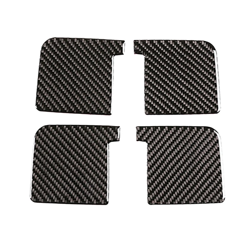 

4X Car Soft Carbon Fiber Inner Door Handle Bowl Cover Trim For Toyota- 2014-2018