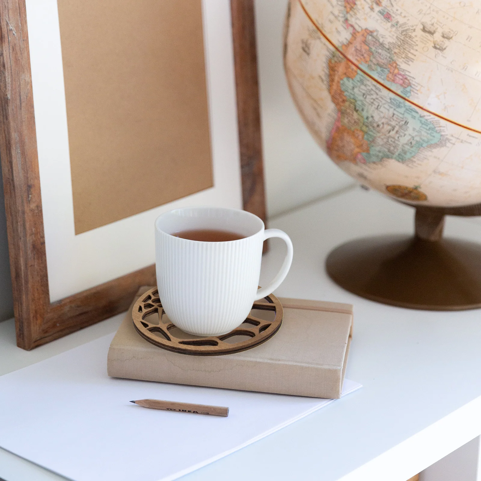 

Coasters Coaster Hot Mat Pad Trivet Decor Wooden Cup Pan Wood Pot Bedroom Farmhouse Holder Tea Coffee Tablebar Mats Drink