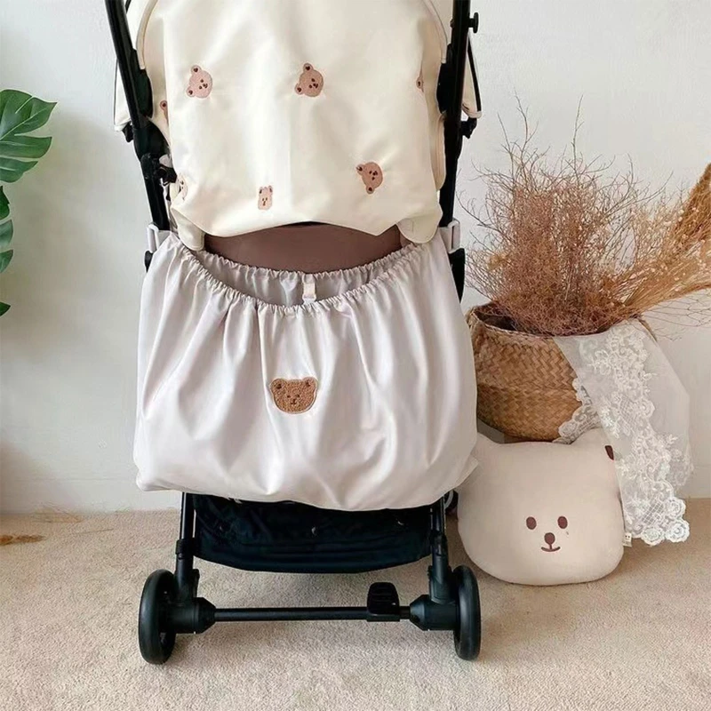 

Pram Stroller Organizer Bag Baby Stroller Storage Bag Diaper Organizer Mommy Bag Large Capacity Pushchair Crib Accessory