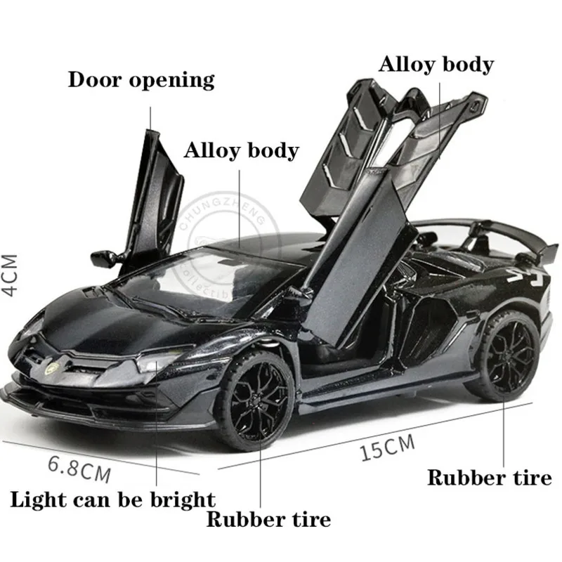 Eventador 1:32 Lamborghinis автомобиль модель спортивного автомобиля из сплава литый под