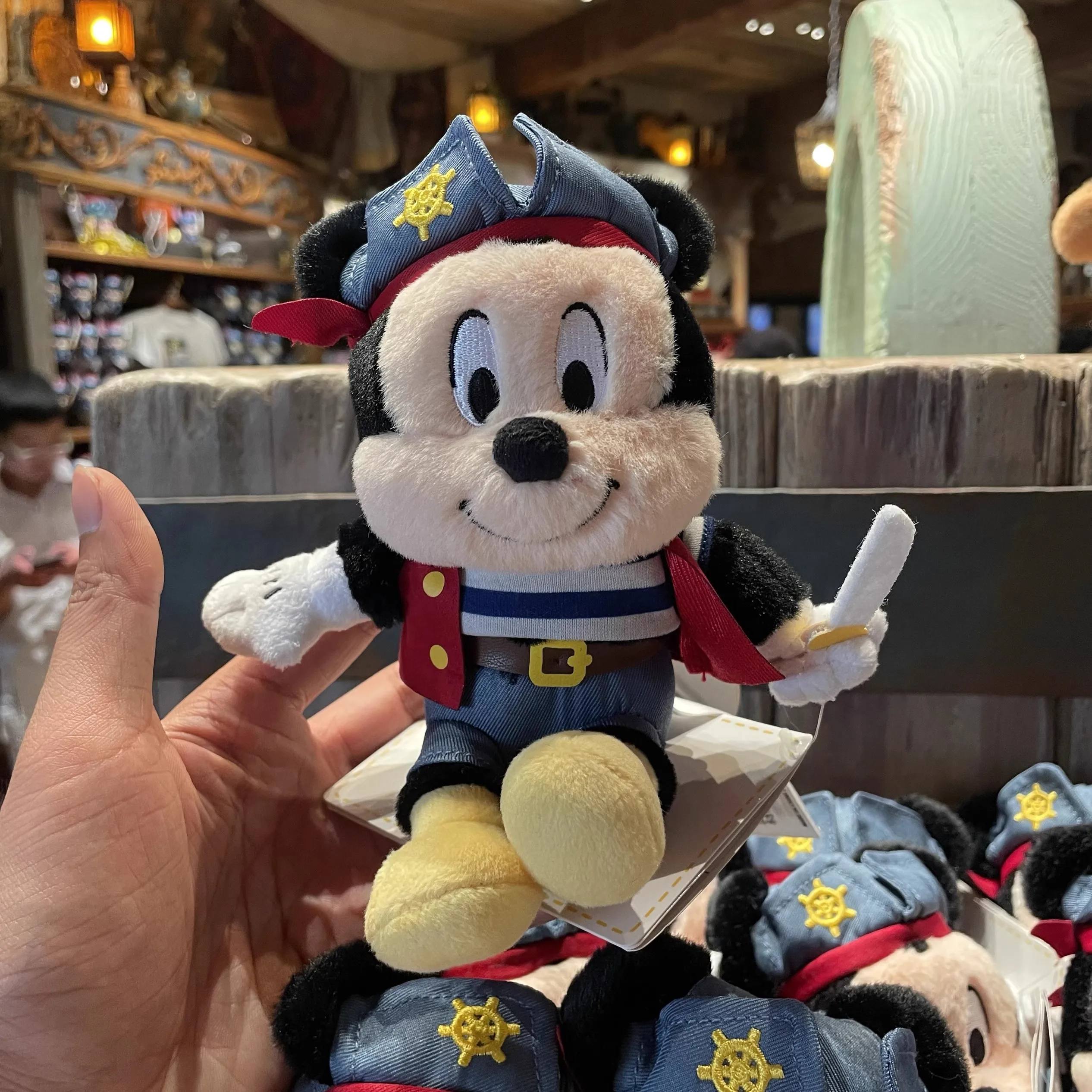 Shanghai Disneyland плечевые сидящие плюшевые игрушки Микки Маус чип н Дейл куклы мини