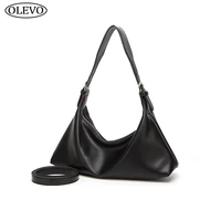 black soft leather shoulder bag women vintage side bags for women 2022 new luxury handbags retro designer white crossbody purses