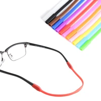 glasses lanyard solid silicone eyeglass rope bandage anti slip antifalling elastic hanging glassies accessories 17cm 18cm