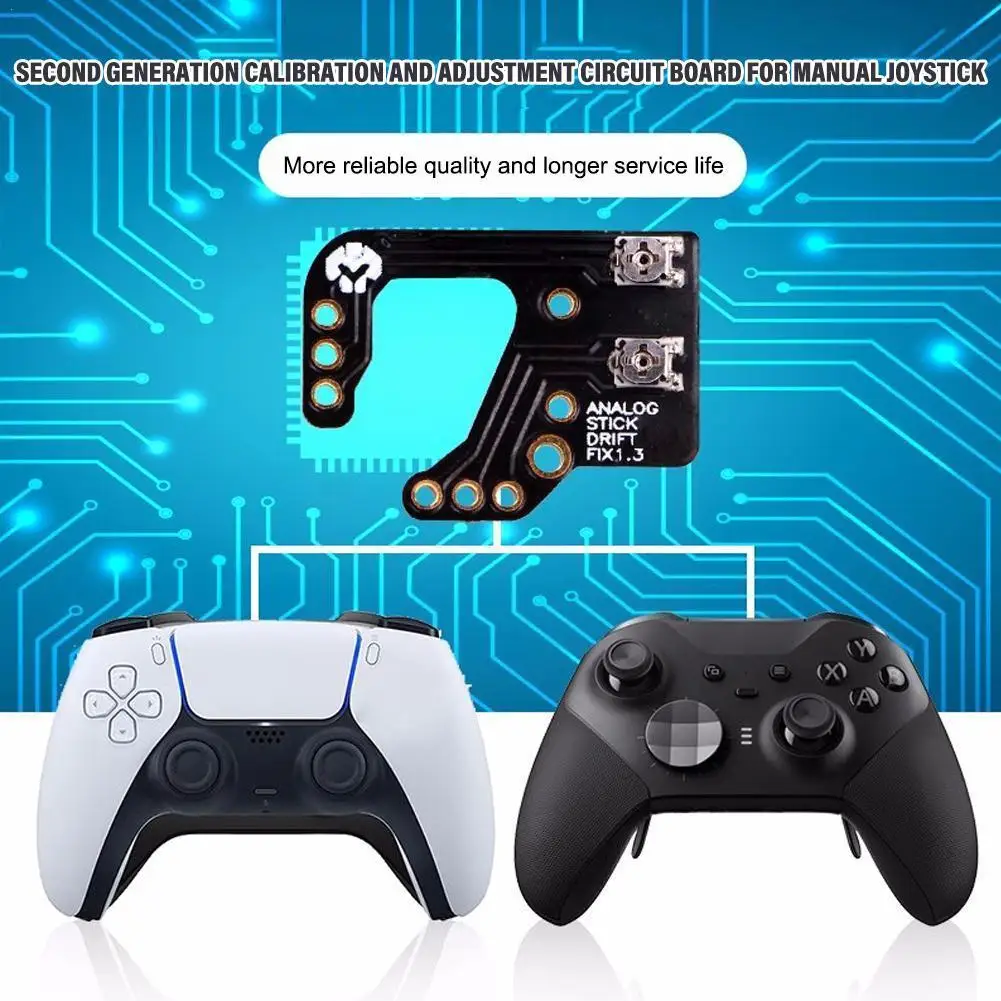 

1Pair Analog Stick Drift Fix PCB Flex For PS4 PS5 One Series X S Gamepad Joystick Drift Repair Module