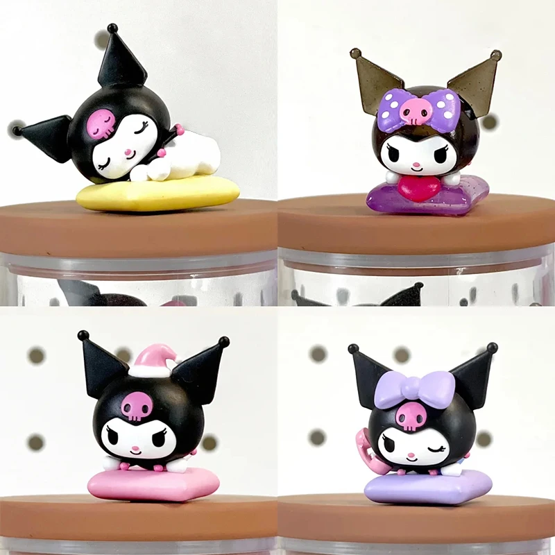 Серия Sanrio Kuromi домашняя жизнь интересные бобы слепая коробка ручная кукла прилив