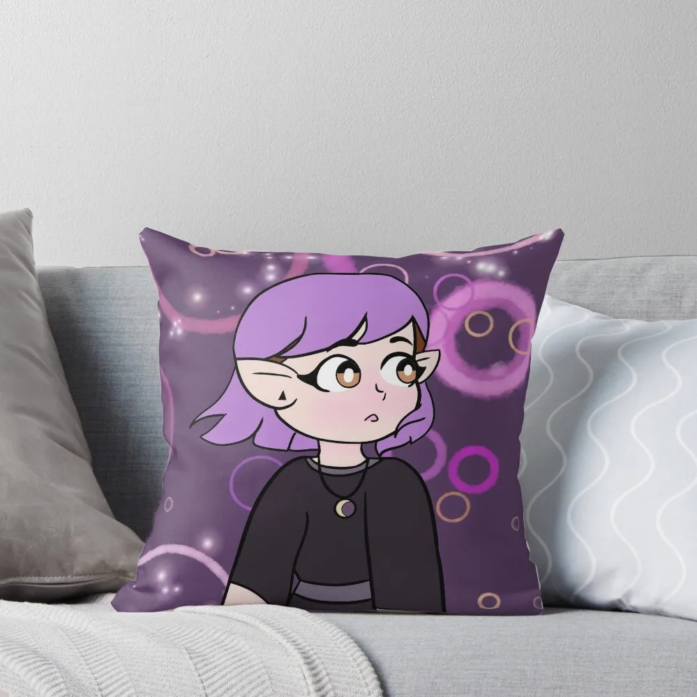 Декоративная подушка с изображением совы пузыри