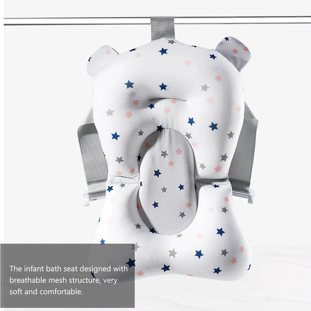 

1Pc Baby Bath Seat Support Bathtub Sling Bath Cradle Shower Floating Pad