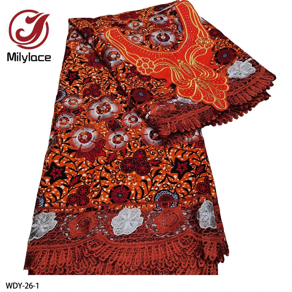 

Special Design African Lace Fabric with Flower Embroidery Tulle Lace Fabric for Sewing Wedding Party Dress WDY-26