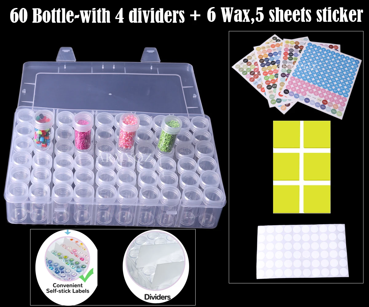 

60 шт., органайзер для бутылок, украшений