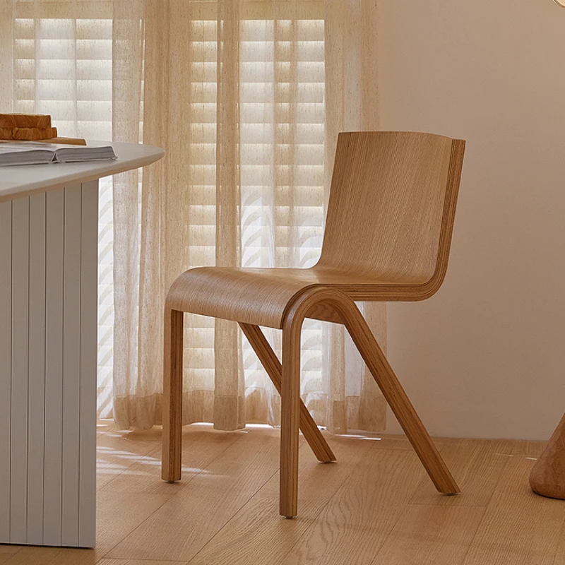 

Modern Minimalist Dining Chairs Wooden Design Nordic Creative Dining Chairs Living Room Sillas De Comedor Home Furniture WZ50DC