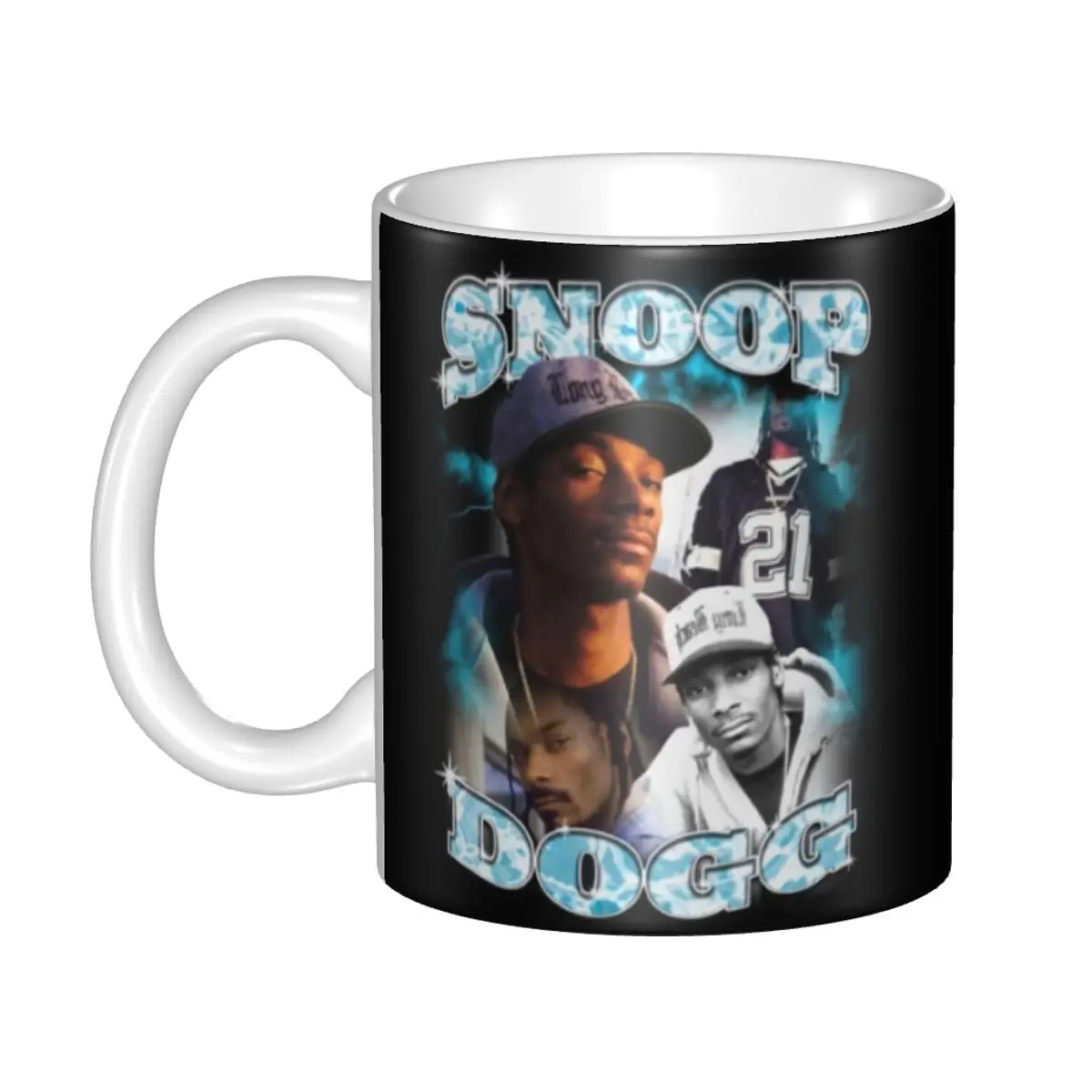 

Snoop Dogg Coffee Mugs DIY Customized Music Rapper Ceramic Milk Tea Mug Outdoor Work Camping Cups