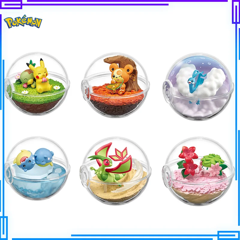 

Оригинальная фигурка покебол Покемон мяч экшн-фигурка Пикачу шаймин Террариум коллекционные игрушки серия 11