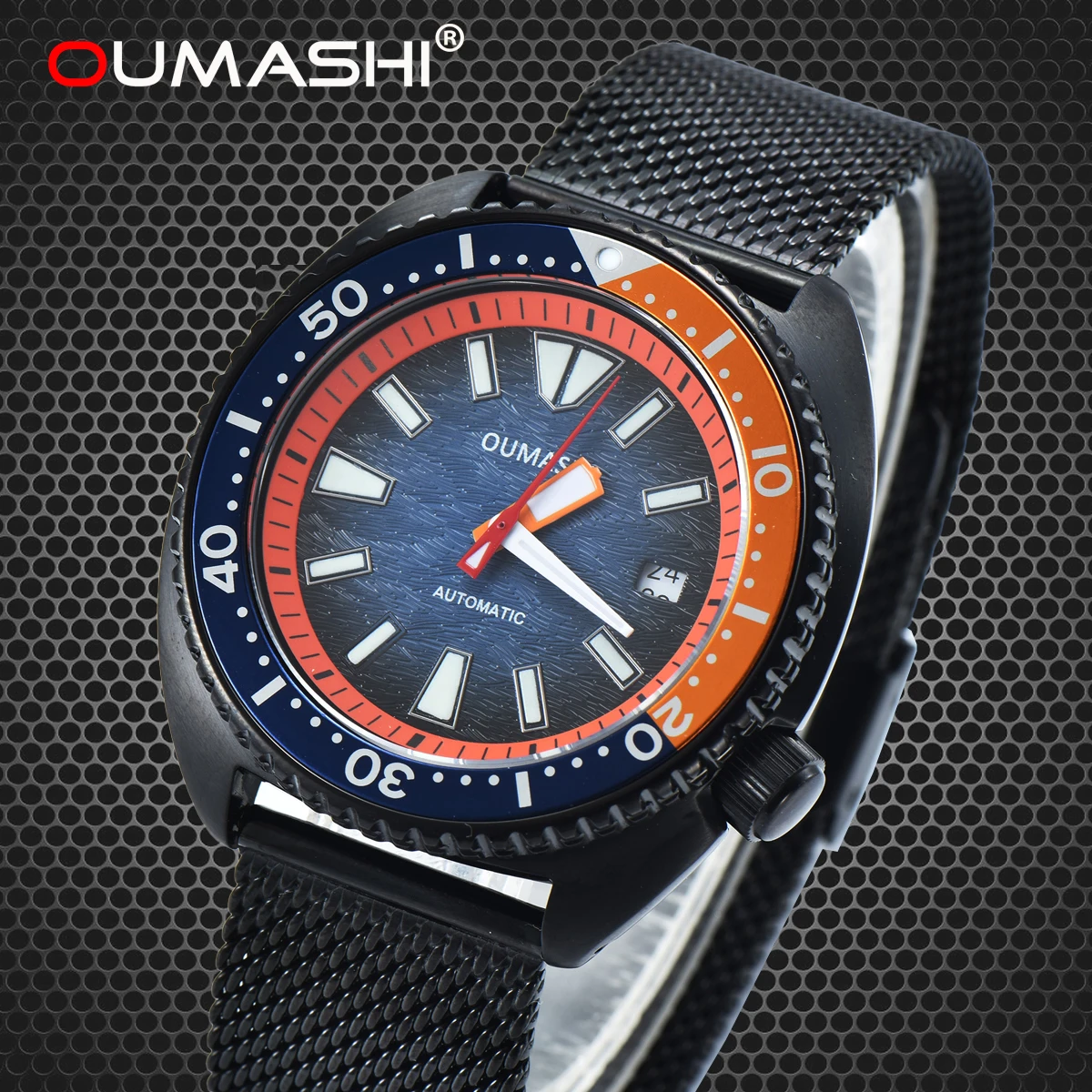 

42.5mm Men Watchs NH35 NH36 Automatic Movement Mechanical Watch Sapphire Glass Super Luminous Luxury Wristwatch Water Proof No.5