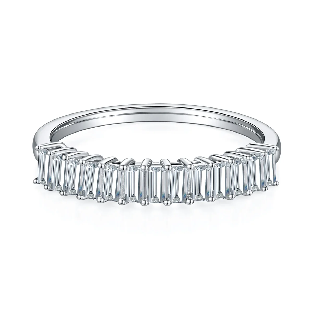 

Type92d 1.0ct Moissanite Ring 925S Silver Strange Shape White Gold Lab Diamond CVD HPHT Original Jewelry For Women