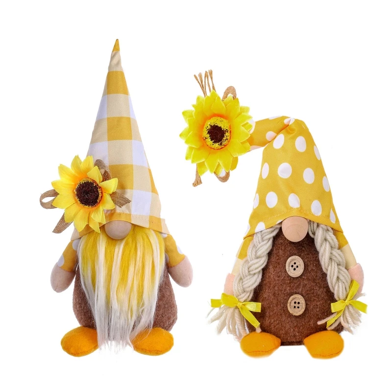 

Gnome Doll Autumn Seasonal Decoration Charm Home Farmhouse Desk Party Ornament