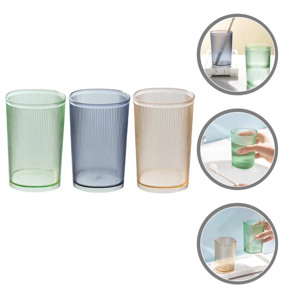 

Cup Bathroom Holder Drinking Cups Tumblers Toothpaste Kids Reusable Tumbler Unbreakable Plastic Brushing Tooth Beverage Rinse