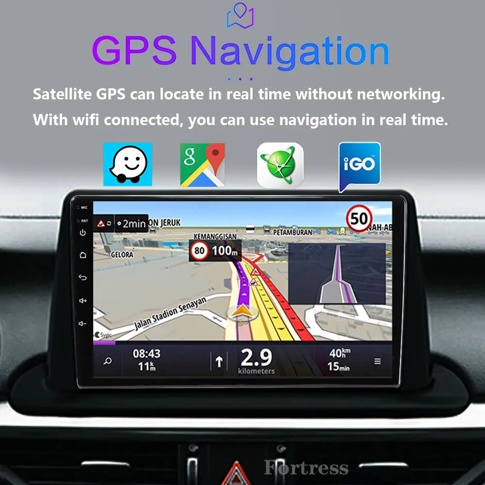 Фото Android 16 для Kia Cerato 4 IV Forte 2018 2019 2020 2021 Bluetooth автомобильный радиоприемник стерео интеллектуальная система Carplay мультимедийный экран №4
