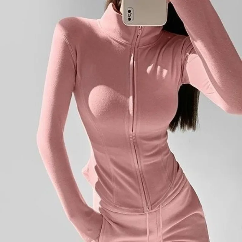 Осень/зима укороченный базовый слой Topslims You And Smooths Your Silhouette Куртка на молнии с