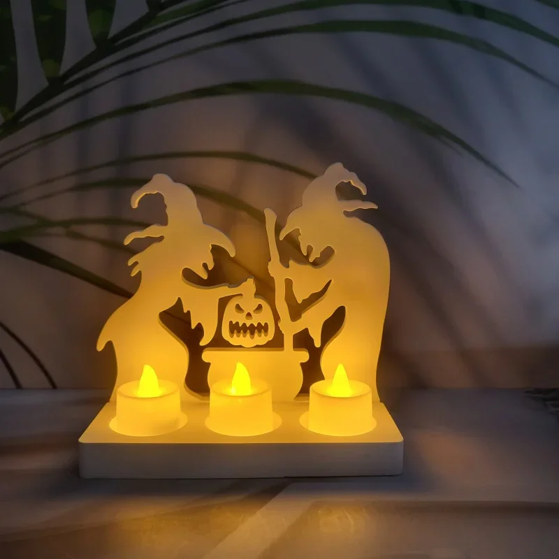 Форма для подсвечника в виде тыквы ведьмы сделай сам Хэллоуин тыква призрак