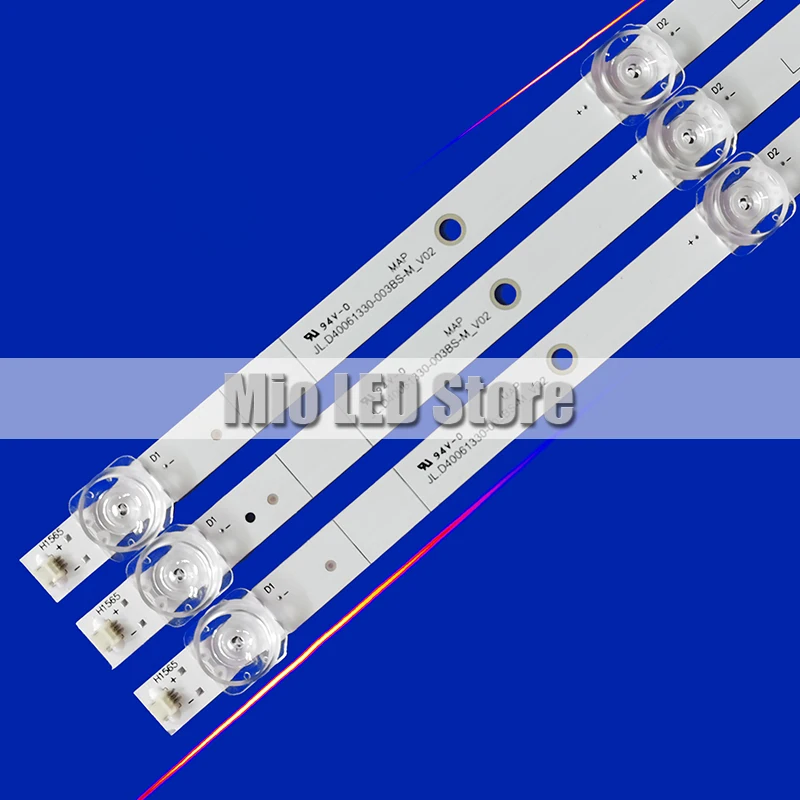 

Светодиодная лента для подсветки Hisense 40H4030F 40H4009 40H4F 40H4030F1 H40B5600UK JHD396V1F01, 2 комплекта