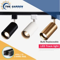 led bulb gu10 5w replaceable rail spot light led track light aluminum ceiling rail track lighting replace halogen track lamp