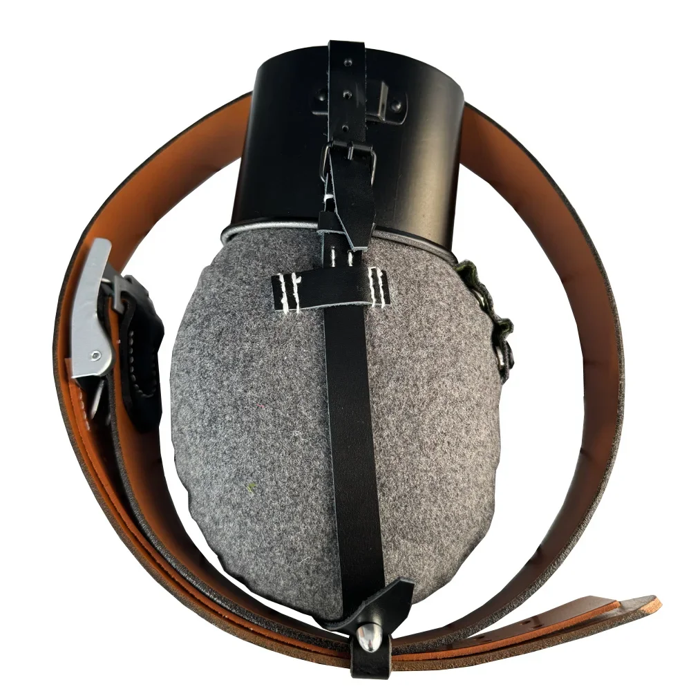 Вторая мировая война WW2 немецкий солдатский ремень чайник портативное винтажное