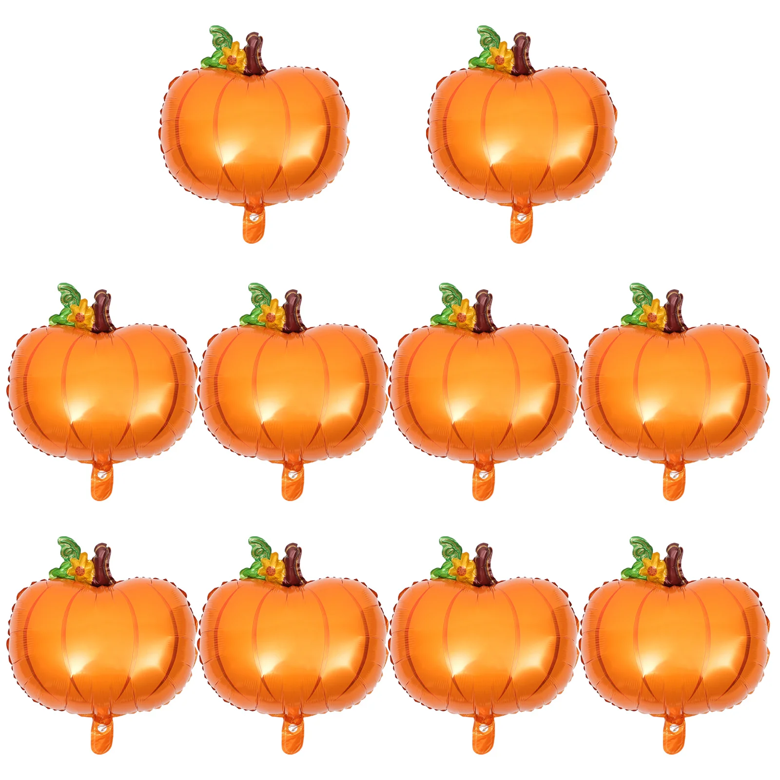 

Balloons Fall Party Thanksgiving Balloon Foil Pumpkin Autumn Aluminum Orange Decorationscone Pine Theme Shaped Day Harvest