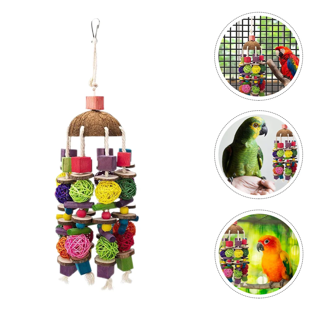

Pet Birds Grinding Plaything Birds Parrot Pet Parrot Cage Pet Nibble