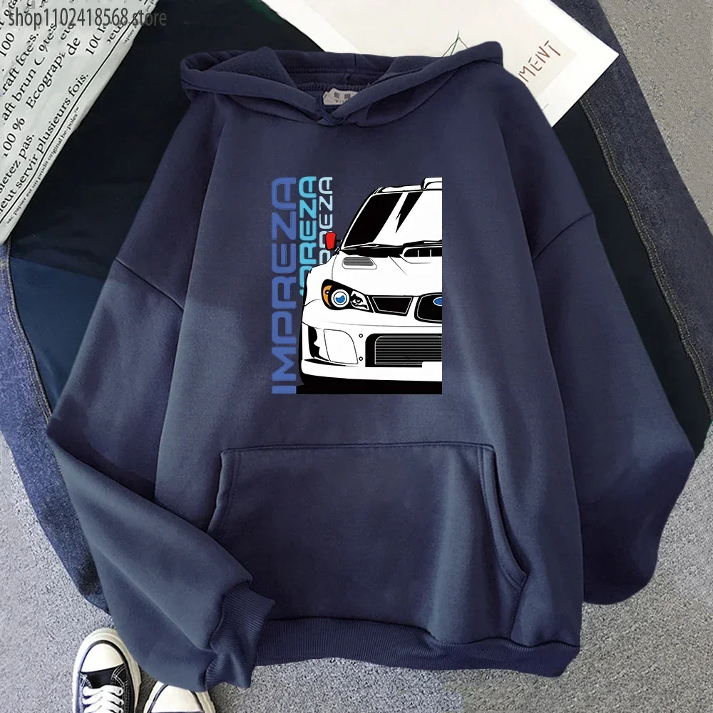 Men Hoodies JDM Initial D Japanese Anime Hoodie Mazida IMPREZA Sweatshirt Harajuku Pullover Techwear Women Clothes Streetwear