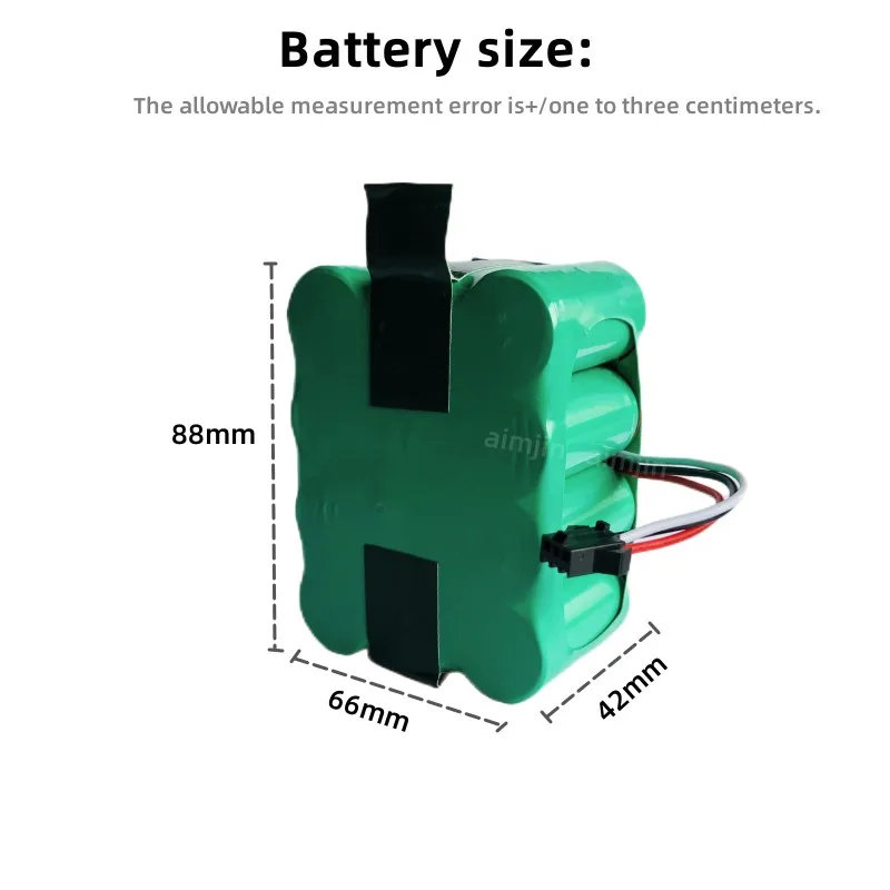 Аккумулятор Ni-mh SC 14 4 а/ч для пылесоса KV8 XR210 XR510 XR210A XR210B XR510C