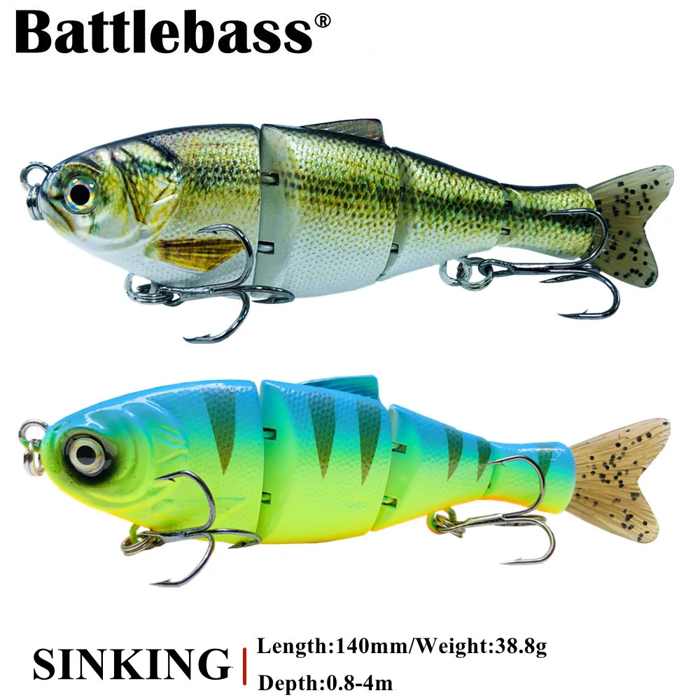 

Боевая искусственная приманка Battlebass, 140 мм/38,8 г, плавающая приманка, рыболовные приманки с твердым корпусом, Тонущая приманка для ловли окун...