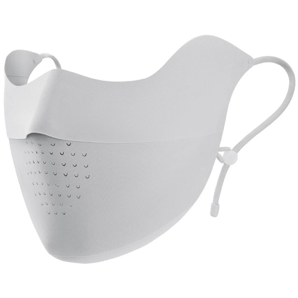 Солнцезащитная маска для лица с регулируемым ремешком дышащая летняя бега