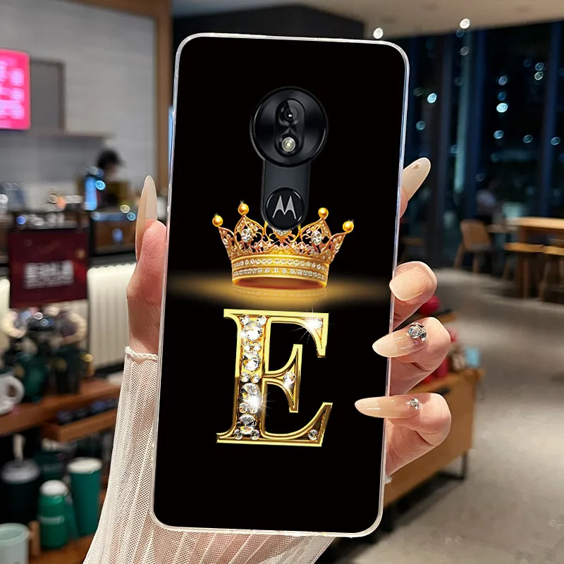 Фото Чехол для Motorola Moto G7 Play G7 Power, прозрачный, мягкий, из ТПУ, модный, с надписью в виде короны, задняя крышка, корпус для MotoG7 Play Power №4