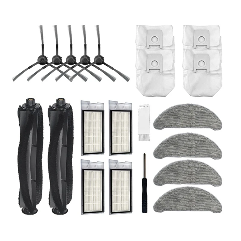 

For Voor Roidmi Eve Plus Belangrijkste Roll Borstel Hepa Filter Side Borstel Mop Doek Stofzuiger Onderdelen