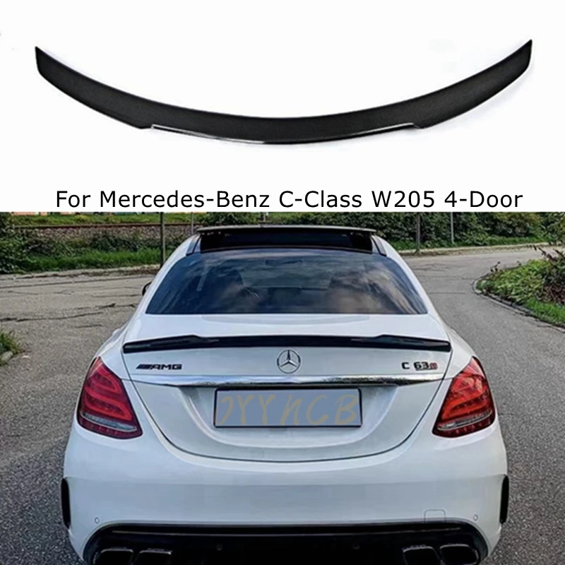 

C Class 4DOORS FD Style Carbon Fiber Rear Roof Spoiler For Mercedes Benz W205 Coupe 2015+ C63 AMG C200 C250 C350