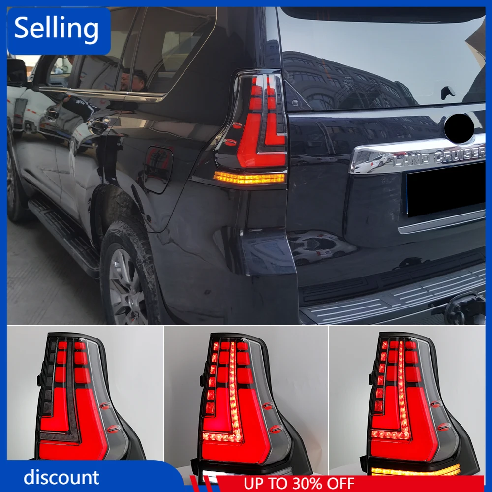 

Автомобильный Фонарь в сборе для Toyota Land Cruiser Prado 150 LC150 FJ150 GRJ150 2011-2020, задний бампер, светодиодный задний фонарь, стоп светильник, 2 шт.