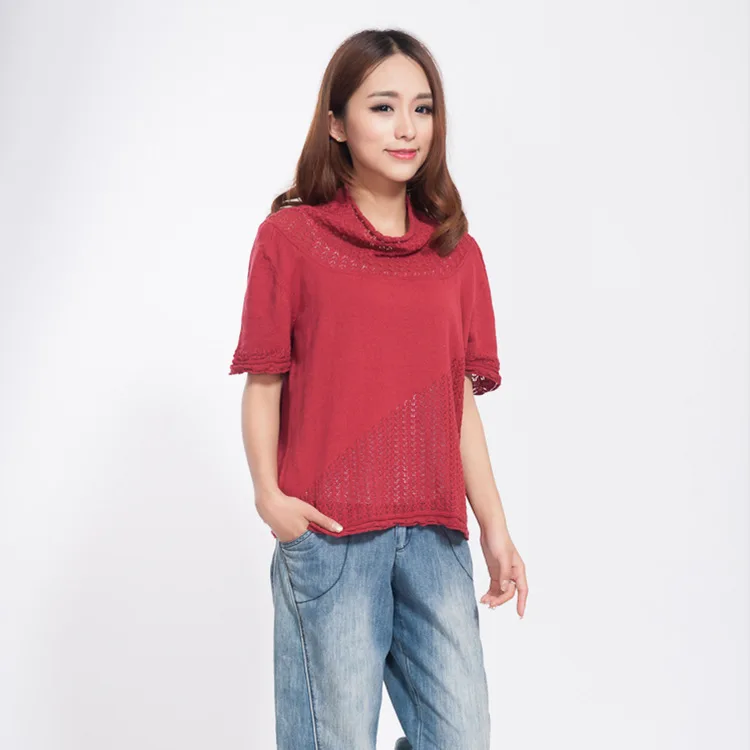 

Summer 2022 T Shirt Woman Fashion Tshirt sky Women Red