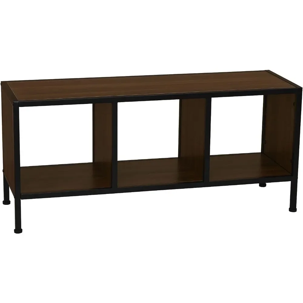 

Household Essentials Walnut Cubby Coffee Table