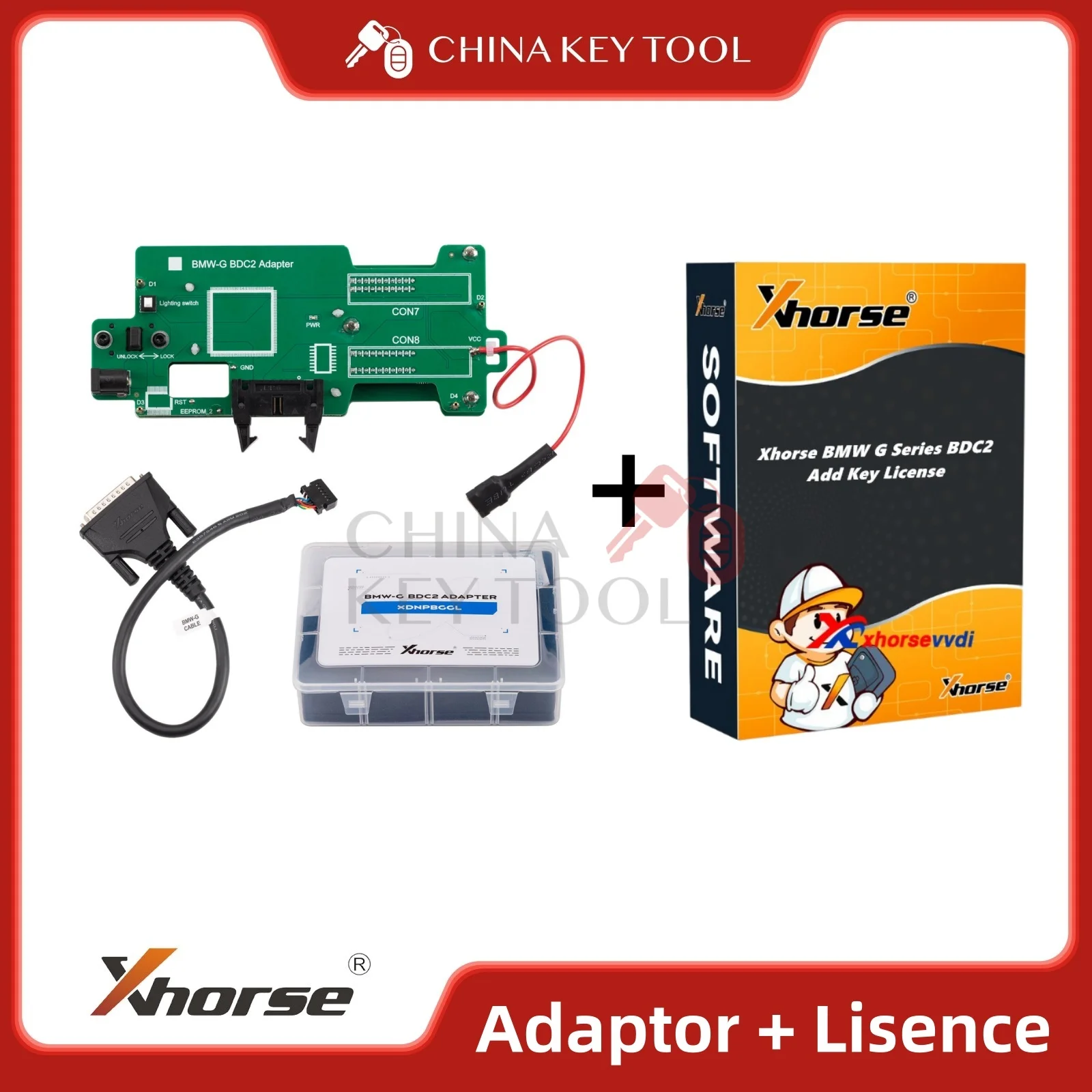 

Беспаечный адаптер Xhorse BDC2 работает с VVDI2, Key Tool MIDI, Key Tool Plus для глобальной версии BMW серии G